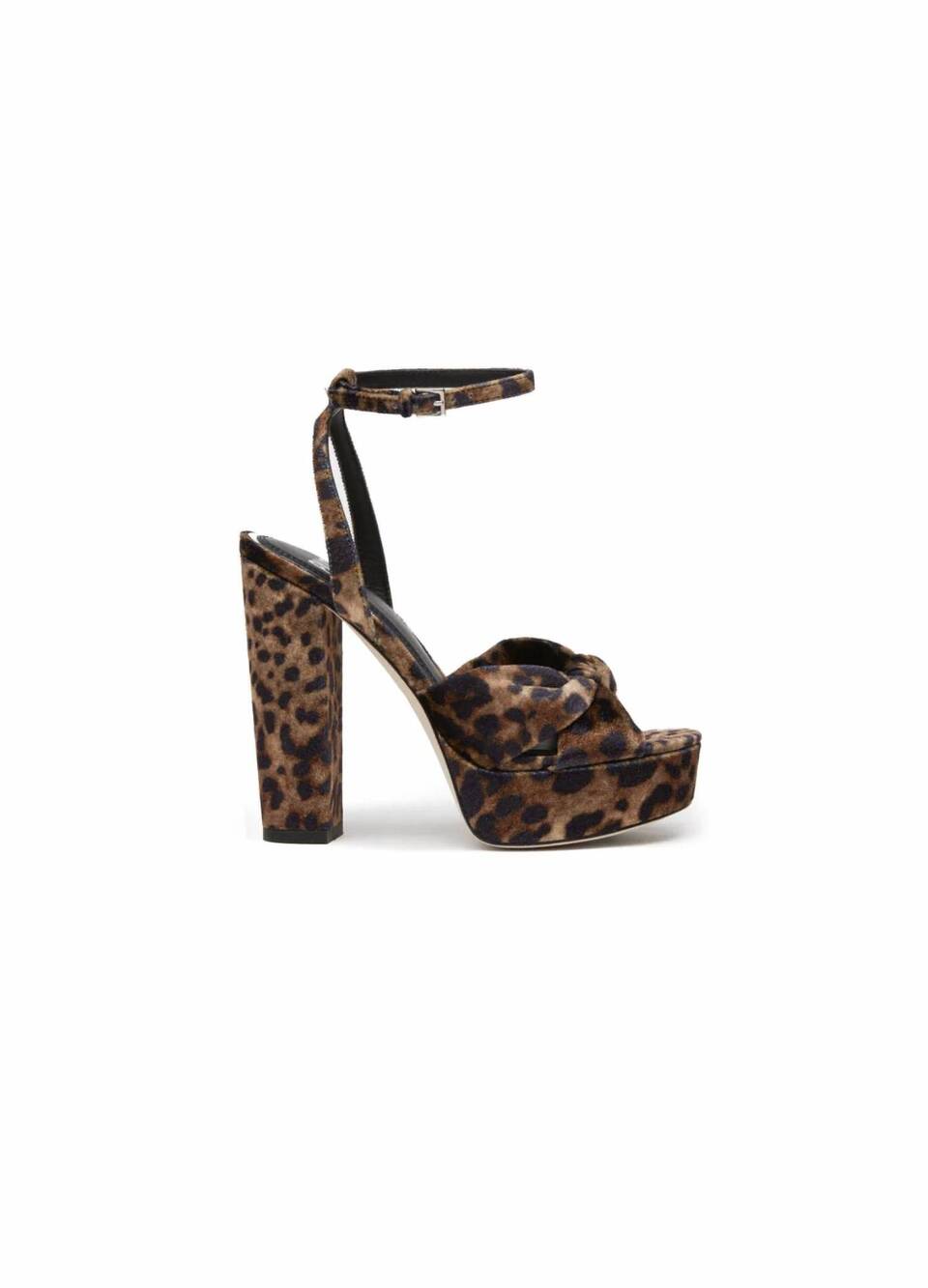 NEW PAIGE women's carter heels in beige leopard